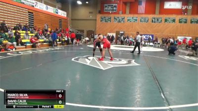 197 lbs Cons. Round 1 - Marco Silva, Fresno City College vs David Calix, Santa Ana College