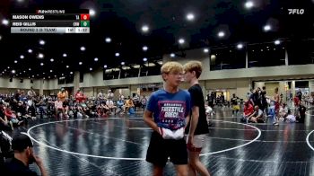 80 lbs Round 3 (6 Team) - Mason Owens, Team Arkansas vs Reid Gillis, Crossroads Wrestling