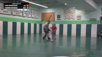 120 lbs Quarterfinal - Jack Morehouse, Glasgow vs Danner Wiseman, Moorcroft