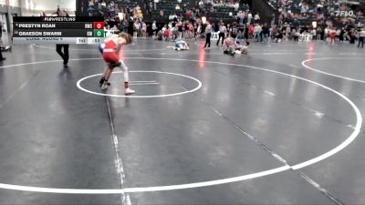 120 lbs Cons. Round 4 - Prestyn Roan, Riverside Wrestling Club vs Graeson Swarm, Kearney Matcats