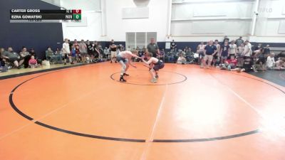 125 lbs Quarterfinal - Carter Gross, FZ Crew - HS vs Ezra Gowatski, Patriot USA Wrestling Club - HS