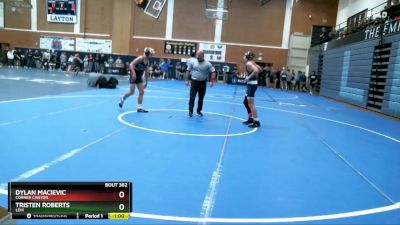 120 lbs Cons. Round 3 - Tristen Roberts, Lehi vs Dylan Macievic, Corner Canyon