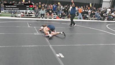 144 lbs Cons. Rd Of 16 - Blake Wozny, Conant HS vs Sawyer Opahle, Ringers