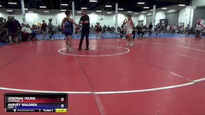 125 lbs Round 3 (8 Team) - Jeremiah Young, California vs Harvey Walgren, Utah