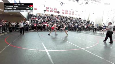 190 lbs Semifinal - Fletcher Rinke, Bridgewater-Raynham vs Connor Cox, Nashoba