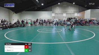 120 lbs 3rd Place - Wesley Free, Williamstown vs Logan Davis, Oak Glen