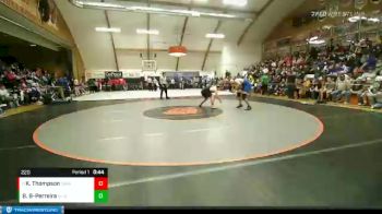 220 lbs Cons. Semi - Kaden Thompson, Camas Valley vs Brock Barron-Perreira, Glide