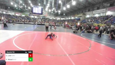 65 lbs Round Of 16 - Corbin Lee, Duran Elite vs Calvert Wood, West Grand