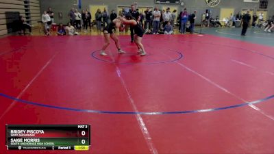 145G Semifinal - Saige Morris, South Anchorage High School vs Bridey Piscoya, West Anchorage