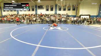 120 lbs 3rd Place - Izaiah Santiago, Central Catholic vs Cale Wood, Haverhill
