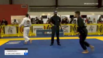 ISAAC DOEDERLEIN vs RICHAR EMILIANO NOGUEIRA 2020 Houston International Open IBJJF Jiu-Jitsu Championship
