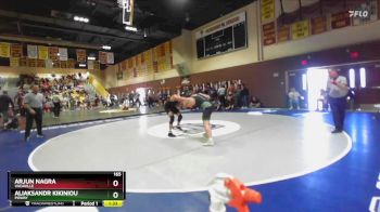 165 lbs Quarterfinal - Arjun Nagra, Vacaville vs Aliaksandr Kikiniou, Poway