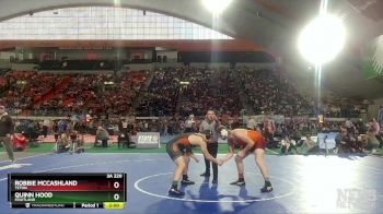 3A 220 lbs Quarterfinal - Quinn Hood, Fruitland vs Robbie McCashland, Teton