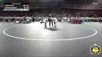 B3A-190 lbs 3rd Place Match - Jescee Sanders, Salina vs Kanon Clift, Comanche