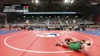 4A-120 lbs Quarterfinal - Dane Samson, Kelly Walsh vs Kimball Parry, Star Valley