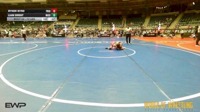 73 lbs Consi Of 16 #2 - Ryker Byrd, Prodigy Elite Wrestling vs Liam Brent, Massa's Maniacs