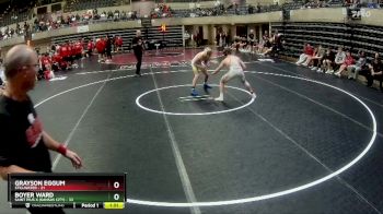 145 lbs Round 1 (4 Team) - Boyer Ward, Saint Pius X (Kansas City) vs Grayson Eggum, Stillwater