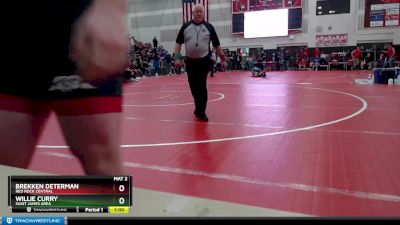 285 lbs Cons. Round 3 - Willie Curry, Saint James Area vs Brekken Determan, Red Rock Central