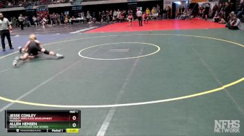 171 lbs Quarterfinal - Allen Hensen, South Anchorage High School vs Jesse Conley, Student Wrestling Development Program