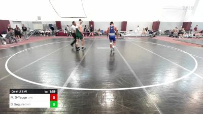 157 lbs Consi Of 8 #1 - Markeith Drakeford-Yegge, Limestone University vs Daniel Segura, Ohio