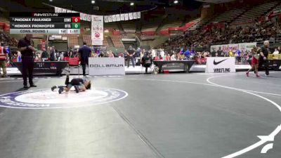 Cons. Round 2 - Phoenix Faulkner, Southwest Stallions Wrestling Club vs Hendrix Fronhofer, Beat The Streets - Los Angeles