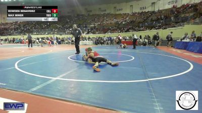 88 lbs Consi Of 16 #1 - Rowden Benavidez, Collinsville Junior High vs Max Miner, Yukon