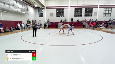 150 lbs Consi Of 4 - Cobin Rabon, Hammond vs Miller Bourgeois, St. Paul's School