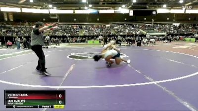 132 lbs Cons. Round 6 - Ian Avalos, Mountain View vs Victor Luna, Chiawana