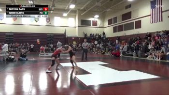 105 lbs 7th Place Match - Taelynn Bass, New Hampton/Turkey Valley vs Marie Burns, Prairie, Cedar Rapids