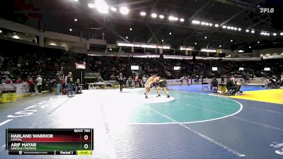 190 lbs Cons. Round 3 - Arif Mayar, Lincoln (Tacoma) vs Harland Warrior, Capital