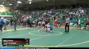 126 lbs Champ. Round 3 - Tyler (TJ) Barnes, FINDLAY vs Brett Hogan, LOVELAND