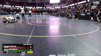 132 lbs Cons. Round 4 - Ryan Amoureux, Meridian vs Fisher Matlick, Owyhee