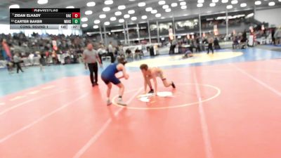 6 - 138 lbs Cons. Round 1 - Zidan Elhady, Oakton vs Carter Baker, Western Branch