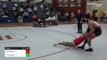 170 lbs Final - Daniel Williams, Lake Highland Prep vs Caleb Campos, Cannon School