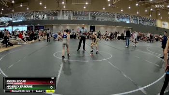 56 lbs Round 5 (6 Team) - Joseph Rodak, Jaguar Warriors vs Maverick Erskrine, Triangle WA