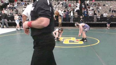 96-M2 lbs Rr Rnd 1 - Brody Girton, Truman Rams vs Griffin Miller, South Plainfield