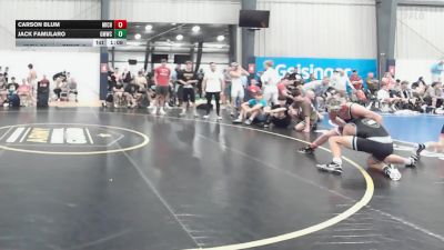 129 lbs Rr Rnd 7 - Carson Blum, Michigan Premier Red - BHS vs Jack Famularo, Gold Medal WC - BHS