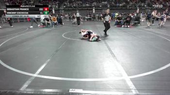 75 lbs Consi Of 16 #2 - Sebastian Franco, Steel Valley Renegades vs Vincent Cococcia, F.l.o.w.