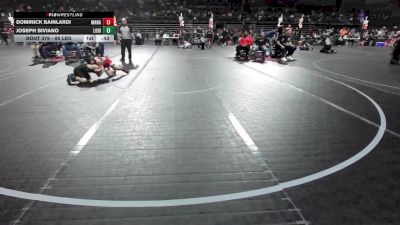 95 lbs Consi Of 16 #2 - Dominick Bainlardi, Manalapan vs Joseph Biviano, Lodi