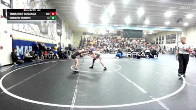 106 lbs Quarterfinal - Jonathan Quezada, Corona vs Joseph Torres, La Serna