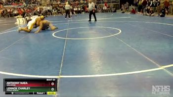 285 lbs Cons. Round 2 - Lennox Charley, Fargo North vs Anthony Naea, Williston