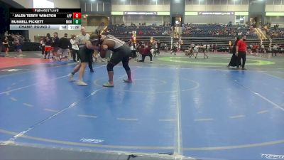 285 lbs Champ. Round 2 - Jalen Terry Winston, Apprentice School vs Russell Fickett, University Of Central Florida