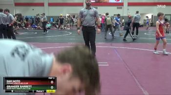 90 lbs Semifinal - Granger Barrett, River Rats Wrestling Club vs Sam Noto, Elevate Wrestling Club