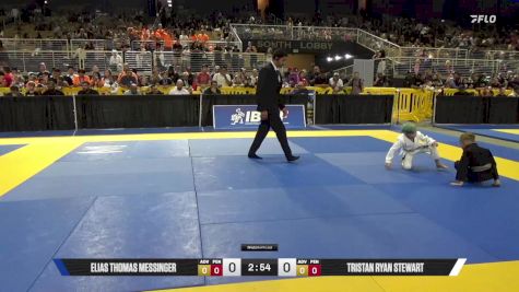 Elias Thomas Messinger vs Tristan Ryan Stewart 2025 Pan Kids Jiu-Jitsu IBJJF Championship