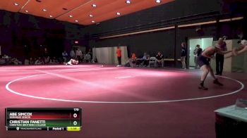 170 lbs Round 3 - Abe Simcox, Dubuque Senior vs Christian Fanetti, Christian Brothers College