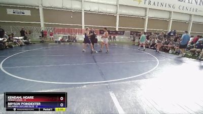 190 lbs Round 1 (8 Team) - Kendahl Hoare, Pennsylvania vs Bryson Poindexter, Oklahoma Outlaws Blue