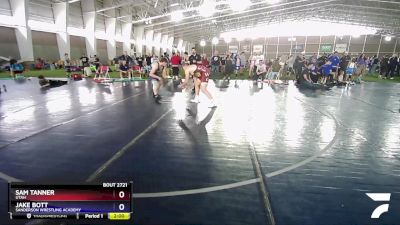 215 lbs Semifinal - Sam Tanner, Utah vs Jake Bott, Sanderson Wrestling Academy