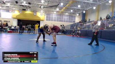 190 lbs Cons. Round 1 - Ethan Sanders, Olive Branch High School vs Mason Whitis, East Central High School