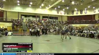 170 lbs Semis & 1st Wb (8 Team) - Elijah Castillo, Lambert vs Matthew Rogers, West Forsyth