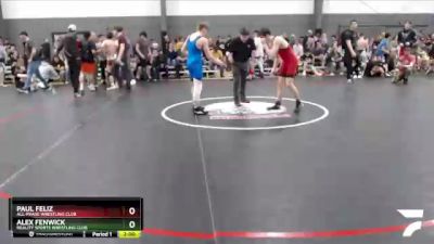 132 lbs Cons. Semi - Paul Feliz, All-Phase Wrestling Club vs Alex Fenwick, Reality Sports Wrestling Club